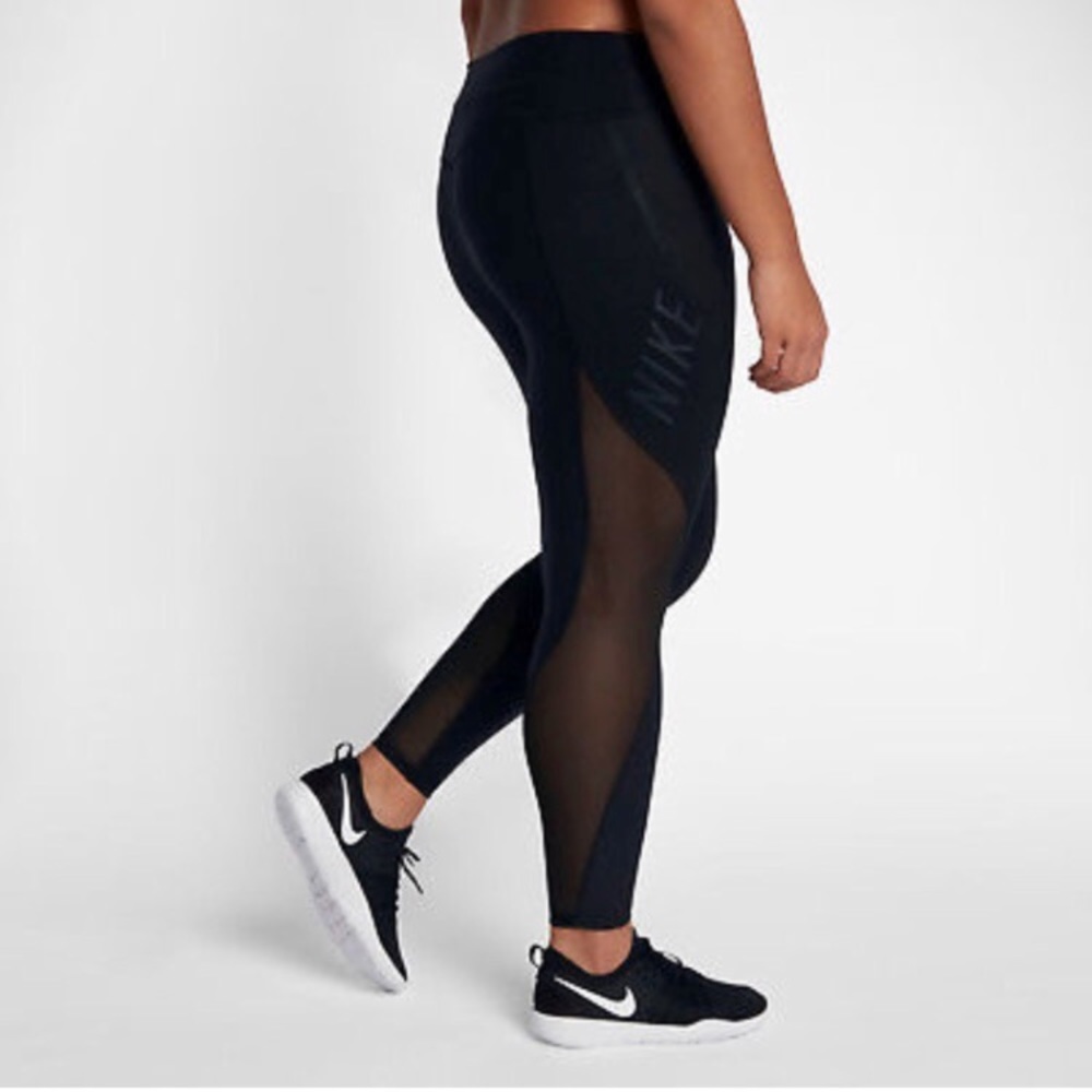 Nike Power Legendary Mesh Leggings Plus Size